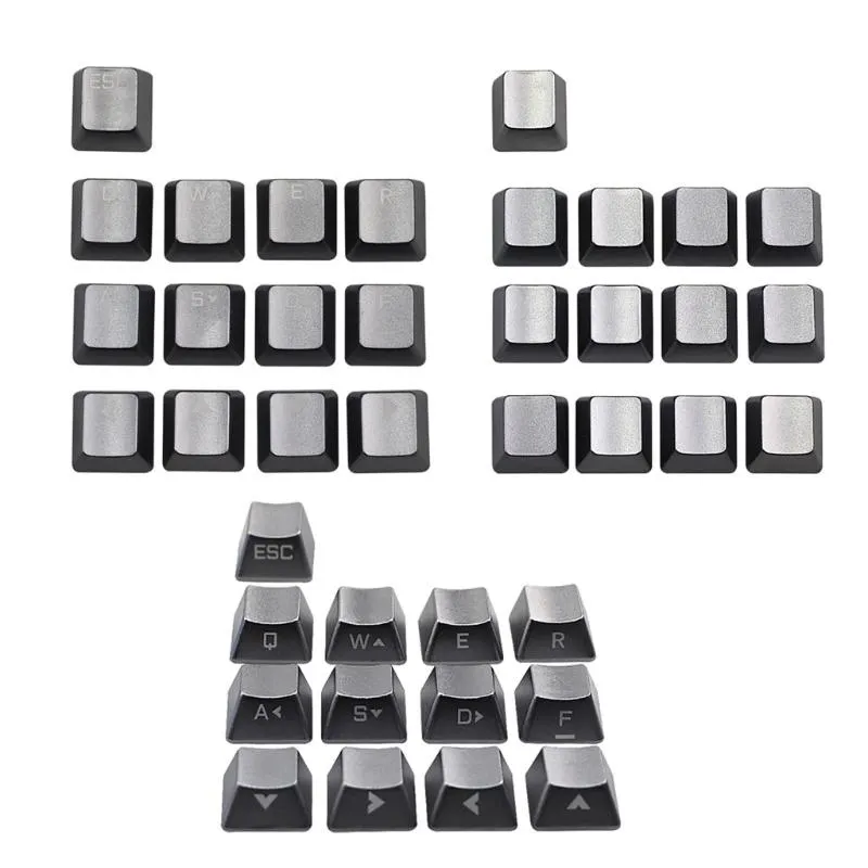 Acessórios metal cnc alumínio mx interruptores perfil oem kyecap esc wasd teclas de seta para teclado mecânico interruptores keycap