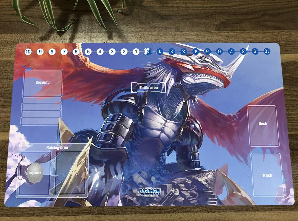 Digimon Duel Playmat ImperialDramon Trading Card Game Mat DTCG CCG MASE DESK PAD TCGゲーミングプレイマット無料バッグ