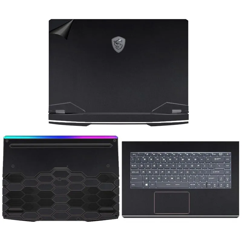 SKINS Sticker Skin pour ordinateur portable pour MSI GE66 GF66 GP66 GS66 15,6 '' 2020 COUVERTURE PVC Autocollants en vinyle pour MSI GL66 GS66 MS16V1 15,6 ''