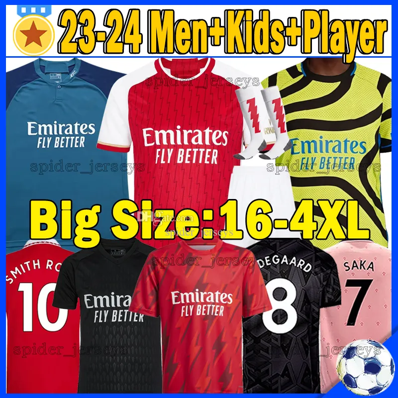 Arsenal Camisa de futebol Gunners 20 21 versão do jogador de fãs PEPE SAKA THOMAS WILLIAN NICOLAS CEBALLOS TIERNEY 2020 masculino + kit infantil Uniformes humana quarto 4º