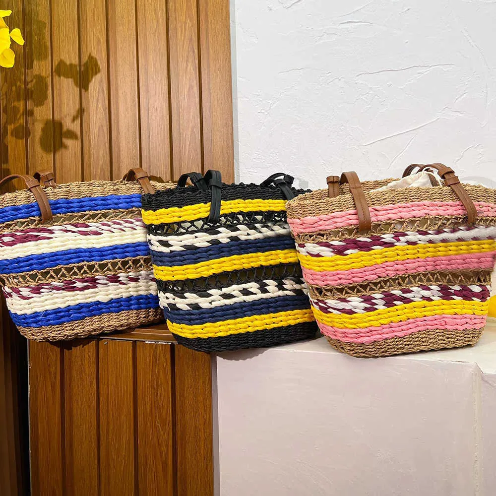Sacs de paille sacs sac femmes sacs à main tricotés sacs de magasin de créateurs bohemian sac de plage de style vintage sac à main décontracté Fahsion