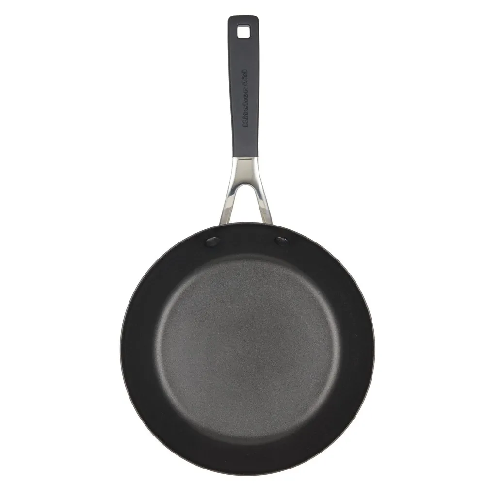 KitchenAid Hard Anodized Nonstick Frying Pan Set, 2-Piece, Onyx Black