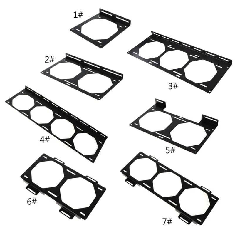 Fantetteria di raffreddamento Fantetteria 240 Radiatore di montaggio di montaggio radiatore Raffreddatore d'acqua per 12/14 cm Custodia per computer esterno Accessori gadget di dissegnamento termico