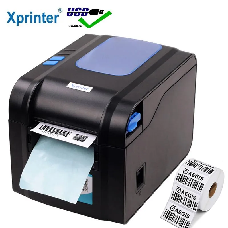 いびきXprinter 80mmサーマルラベルプリンターレシートバーQRコードステッカーハイン365b 370b USB Bluetooth印刷