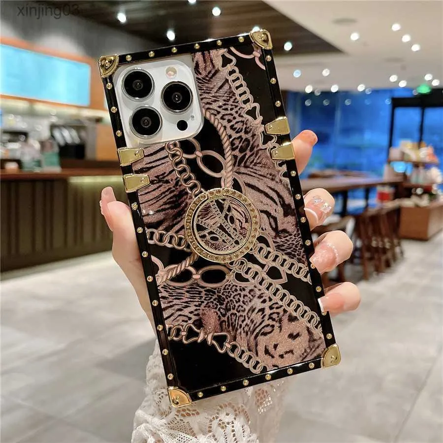 Fashion Leopard Print Factions for iPhone 14 14pro13 12 11pro X XS Max XR Painted Dream Catcher Galaxy S23 S22 S21 Not