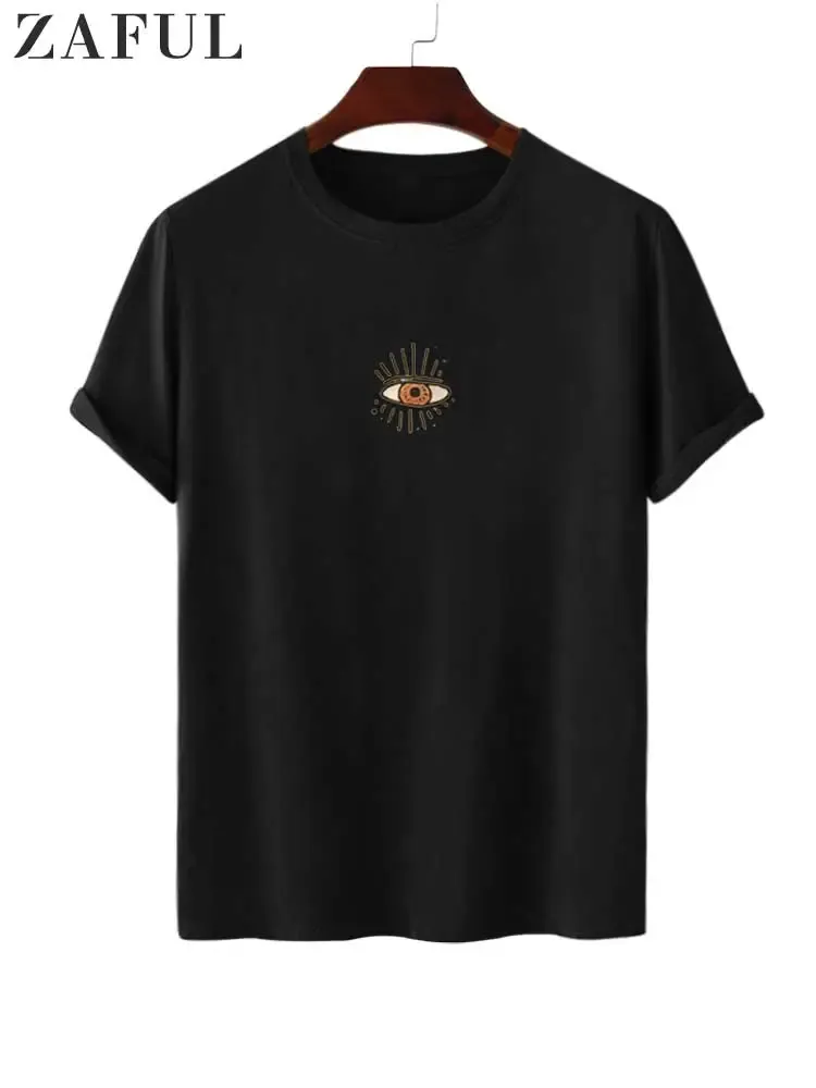 Bawełniane koszulki dla mężczyzn Woot-Back Tree Cactus Tees Black Short Rleeves T-shirt unisex streetwear