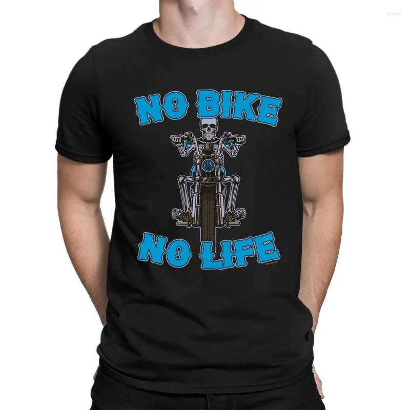 Men's T Shirts No Bike Life Mens Funny Biker T-Shirt Motorbike Motorcycle Bikers Gift Men Casual Short Sleeve Shirt Novelty Tee
