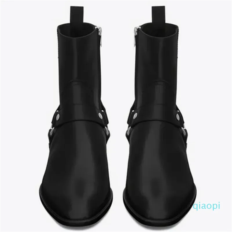 High Quality Western Cowboy Aldo Boots Men Designer Street Style Shoes For Men SPP Wyatt Harness Calf Leather Suede Leather Brown Aldo Boots Men From Factory Qiaopi Bulk 197.29 DHgate.Com
