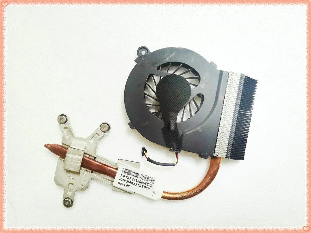 Pads 606609001 Cooler for HP CQ42 CQ62 G42 G62 CPU cooling heatsink with fan FOR AMD UMA model 606609001 607084001