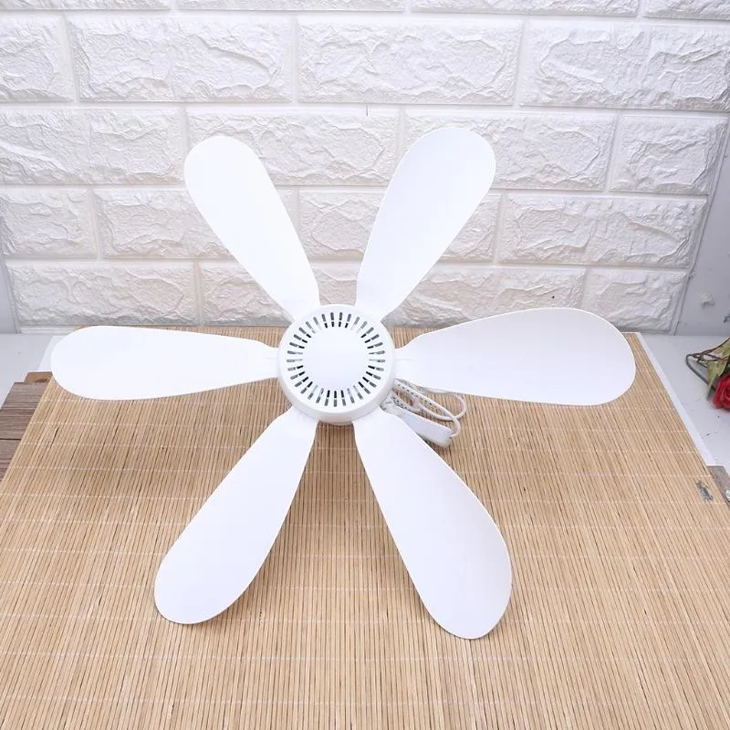 Pads Universal 20W Power 6 blades 1 gear mini ceiling fan AC 220V Hanging fan diamater 42cm/16.5" Fan for Home Office