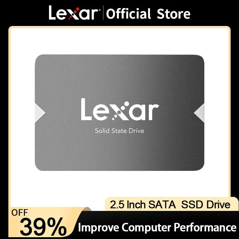 Drives Lexar SSD 1TB 128GB SSD SATA 256GB 512GB SSD HDD 2.5 '' SSD SATA Disk SATAIII SSD Wewnętrzny dysk stałego na pulpicie laptopa