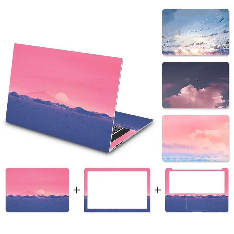 Skins DIY Sky Sunset ordinateur portable Skin Notebook autocollant 12/11/14/15/17 pouces ordinateur portable MacBook Dell HP Lenovo, etc.