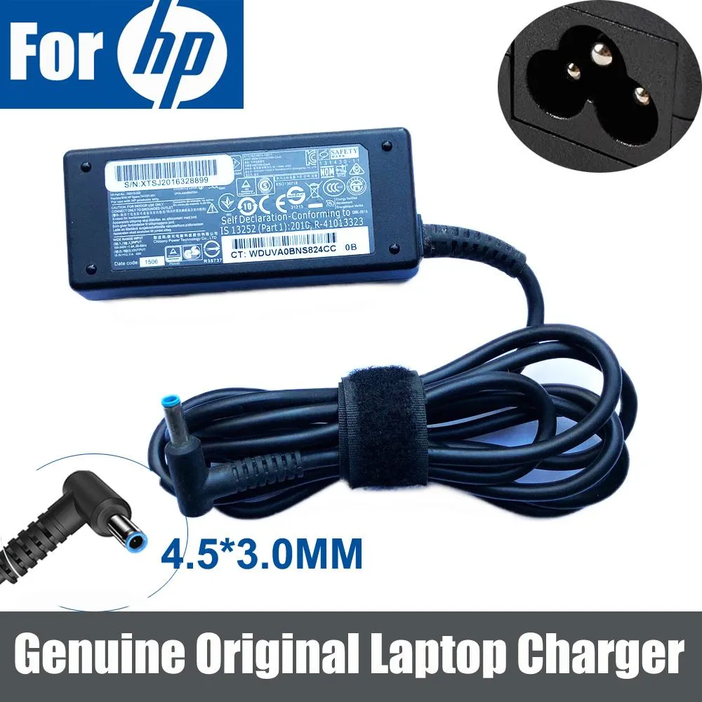 Chargers Original 45W 19.5V 2.31A Caricatore adattatore AC per HP Stream X360 11 13 14 Serie di alimentazione Serie 4,5*3,0 mm