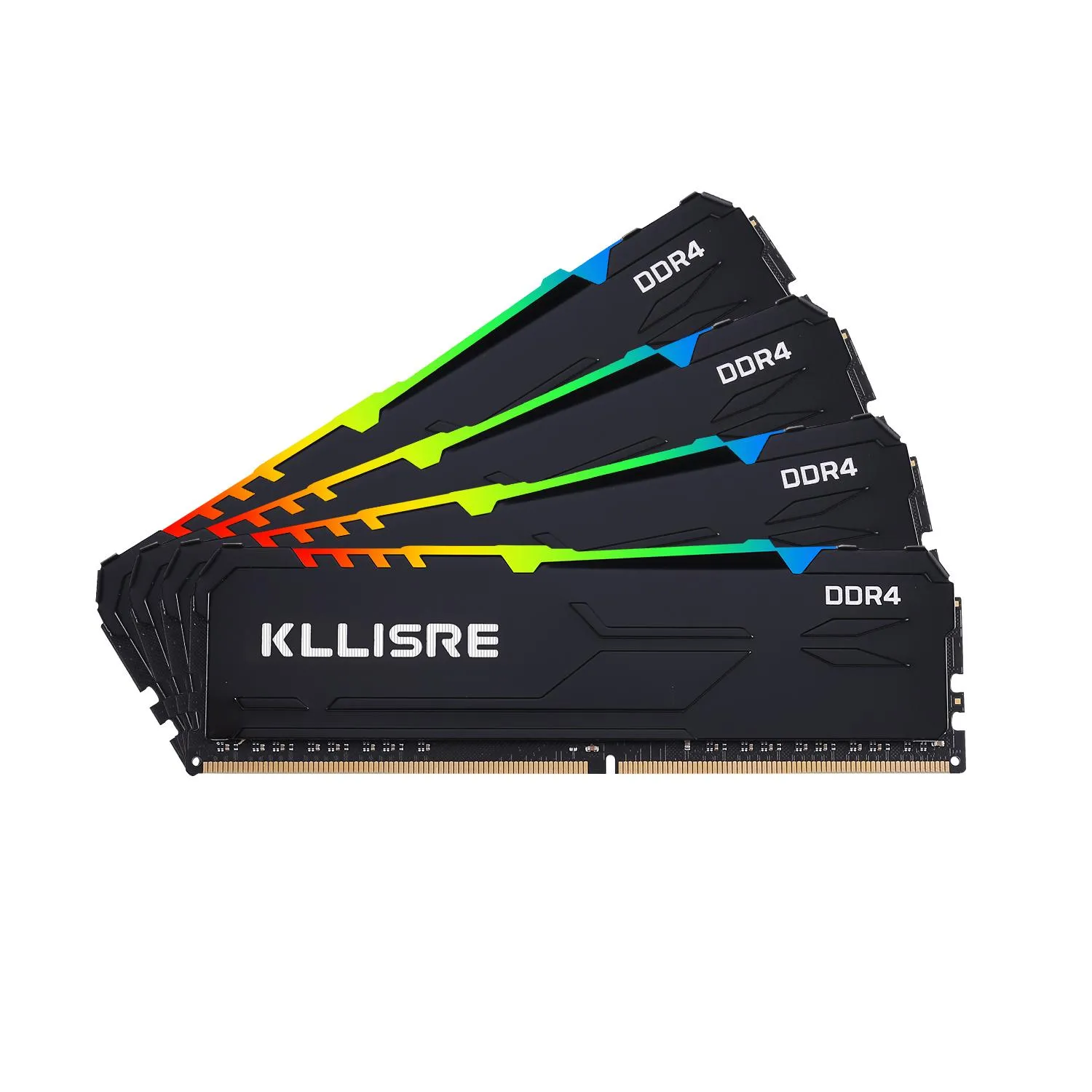 RAMS Kllisre RAM DDR4 8GB 16 GB RGB Memoria 3200MHz Desktop Desktop Destinno ad alta compatibile