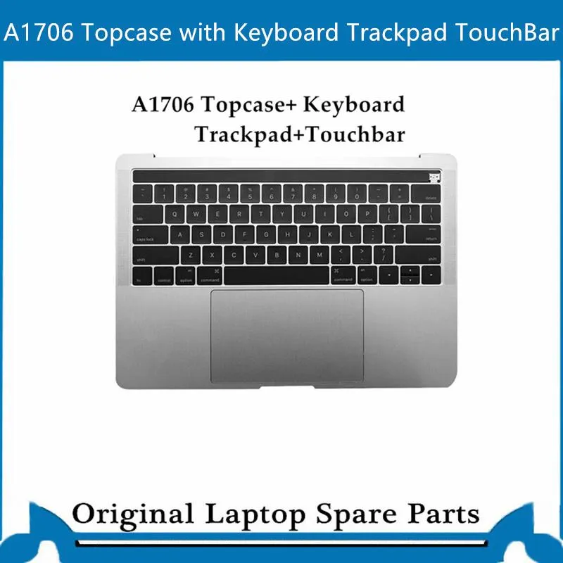 Frames Original Top case for Macbook Pro Retina A1707 A1706 A1708 Palmrest with keyboard trackpad 13' 15 ' US Gray Sliver 20162017