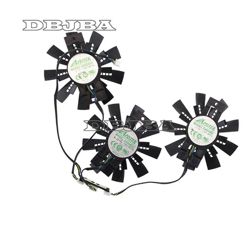 Pads 3pcs/Set Cooling -Lüfter für ZOTAC GTX980TI AMP 980TI/Titanx Arcticstorm GA92S2U