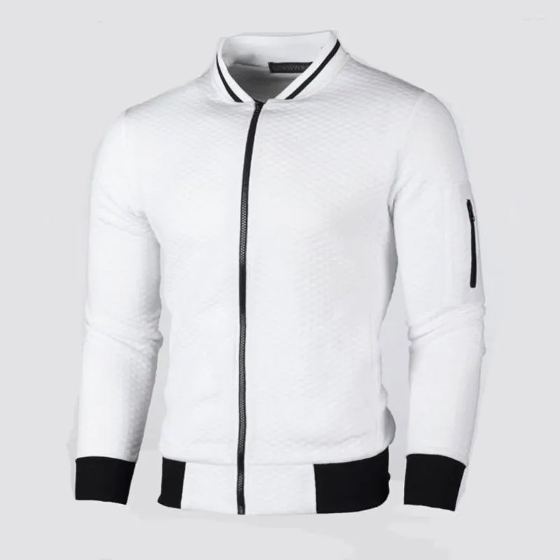 Jackets masculinos de rua de rua masculino Breakbreaker masculino casual sportswear jacquard xadre