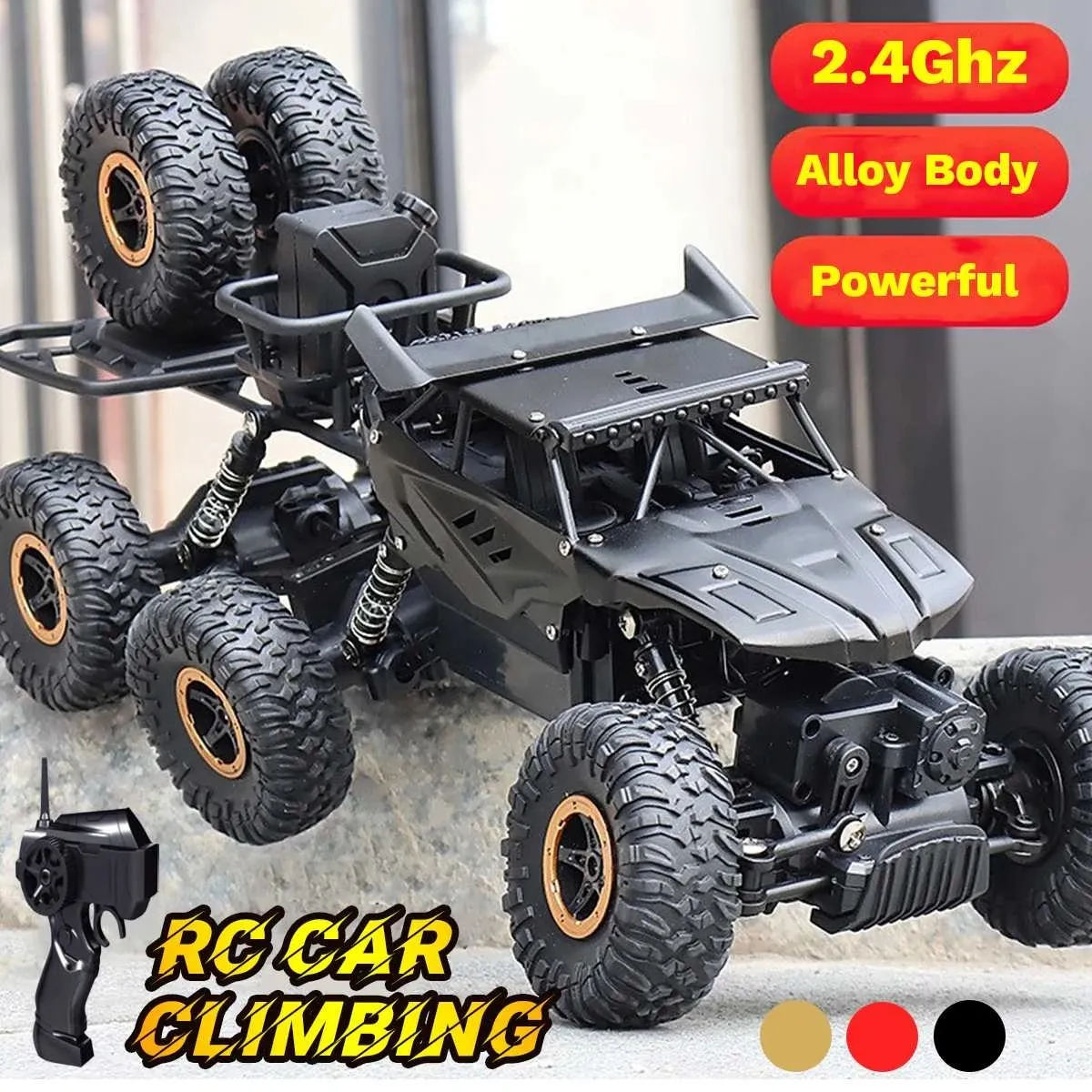 1:12 38cm Big Rc Auto 6WD 2,4 GHz Fernbedienung Crawler Drift Off