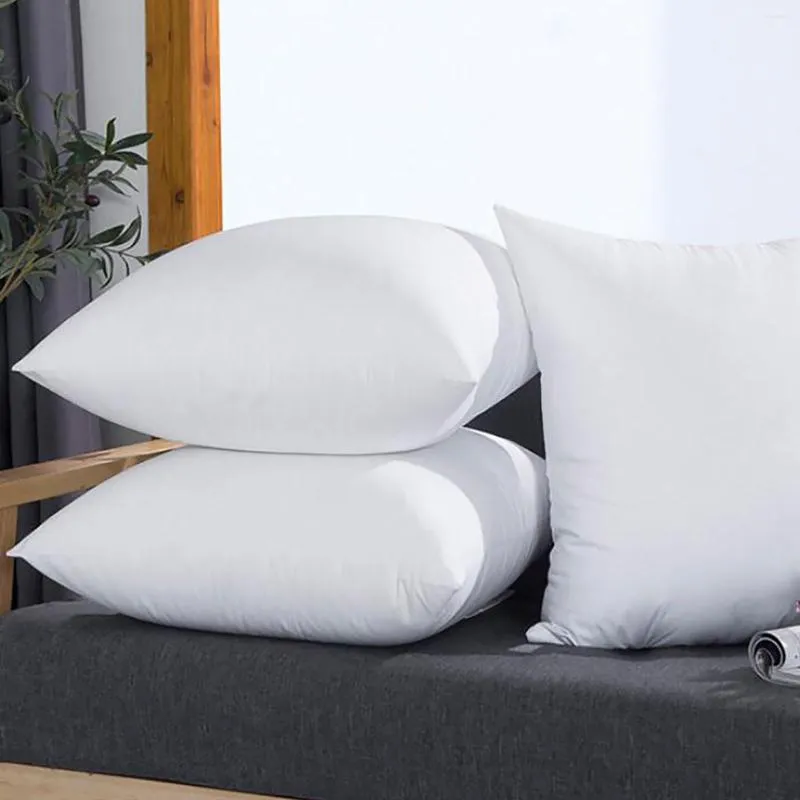 Pillow 2PCS White Non-woven Core Cotton Square Cushion El Home Textile Insert Filling 35x35cm 40x40cm 45x45cm