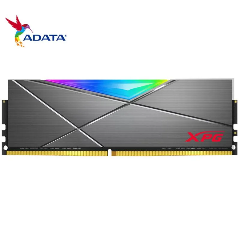 RAMS ADATA XPG Spettrice D50 DDR4 Modulo RGB 8G 16G (2x8GB) 32 GB (2x16GB) PC4 LED 3600MHz Memoria desktop PC Grigio