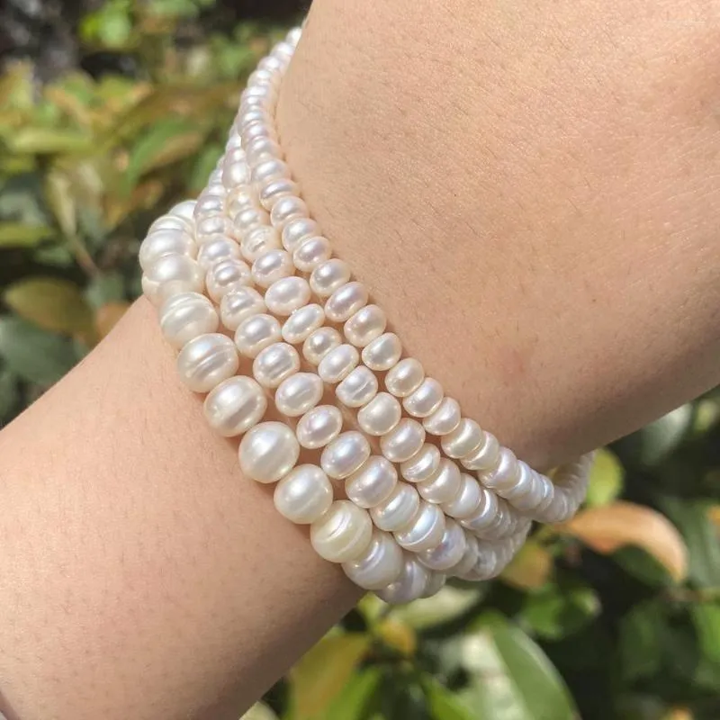 Cuentas de perlas naturales de agua dulce, espaciador suelto Irregular de alta calidad para la fabricación de joyas, collar Diy, accesorios para pulseras