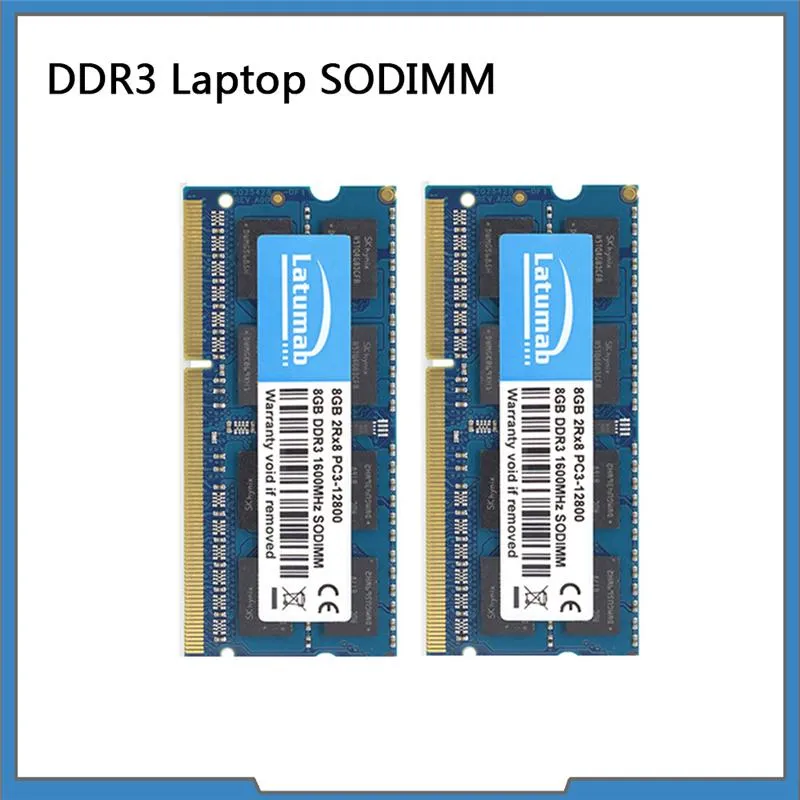 Rams DDR3 RAM 4GB 8GB 1066MHz 1333MHz 1600MHz 1866MHz SODIMM RAM LAPPT MEMORY 204 PINS 1.5V MEMORIA DDR3 RAM MEMORY MODUL