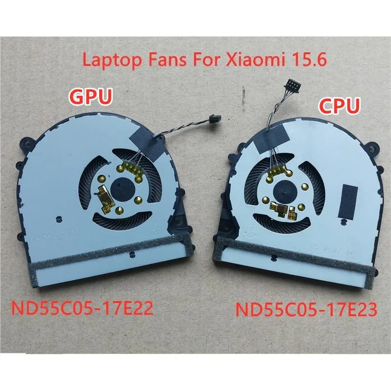 PADS Novo ventilador de refrigeração da GPU da CPU para Xiaomi Pro MX 15.6 DC05V 0.50A ND55C0517E22 ND55C0517E23