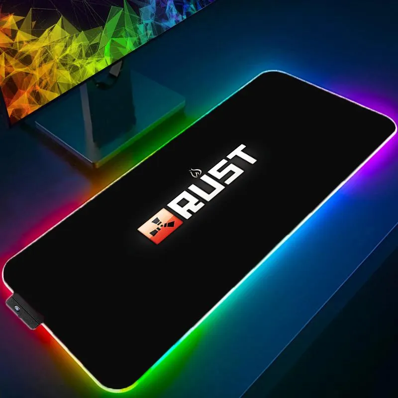 REST VIDE CHE VIDEGGIO RU RUST TAMPO CAMPE CAMIO TASSOGGIO GAMER GAMER MOUSEPAD RGB MAT PC MATTRO PC MATTURA