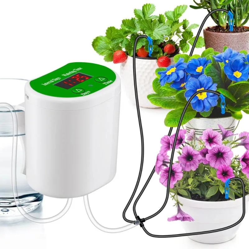 Bewässerungsgeräte Smart Garden Automatisches System Zeitgesteuertes Bewässerungsgerät Terrassen-Tropfbewässerungsset für Topfpflanzen