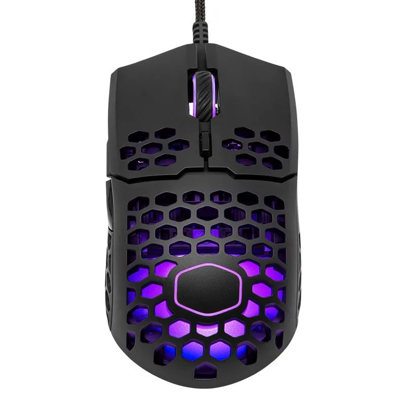 Mice Cooler Master MM711 Lite RGB Backlight Gaming Mouse Lightweight Honeycomb Shell For Computer PC Laptop Gamer Complete Mause