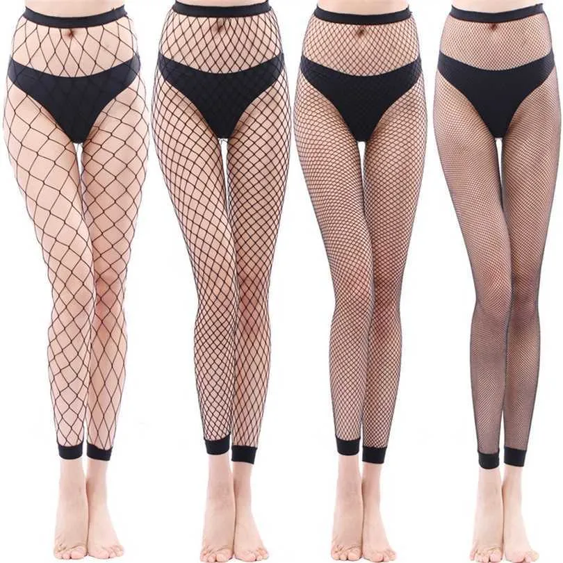 20% de réduction ruban usine magasin Sexy femmes filet de pêche en Nylon noir taille stupide petit/moyen/moyen grand trou chaussettes