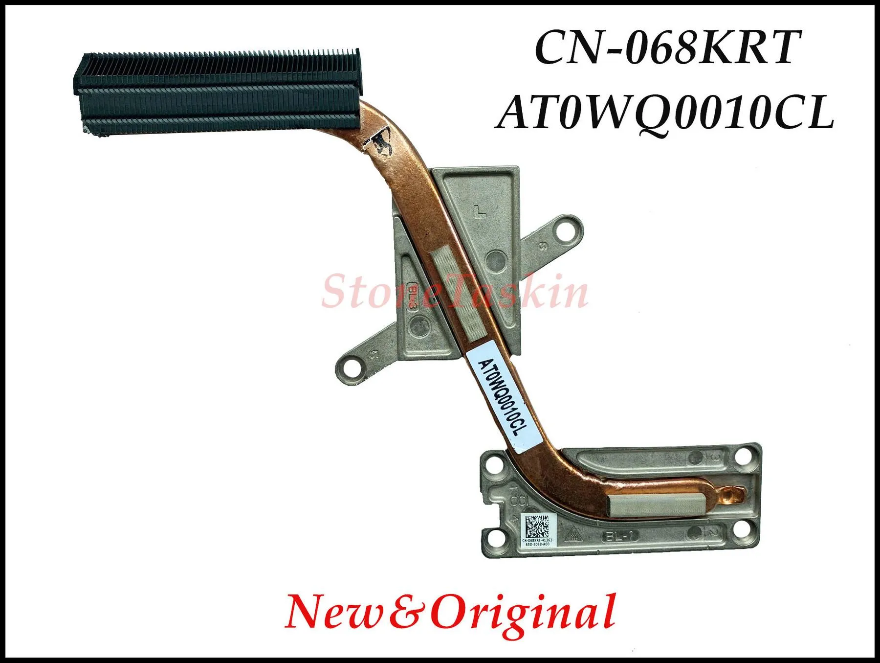 Pads CPU CPU CONDINING FAN DIRKINK 068KRT متوافق مع DELL LATIDEN