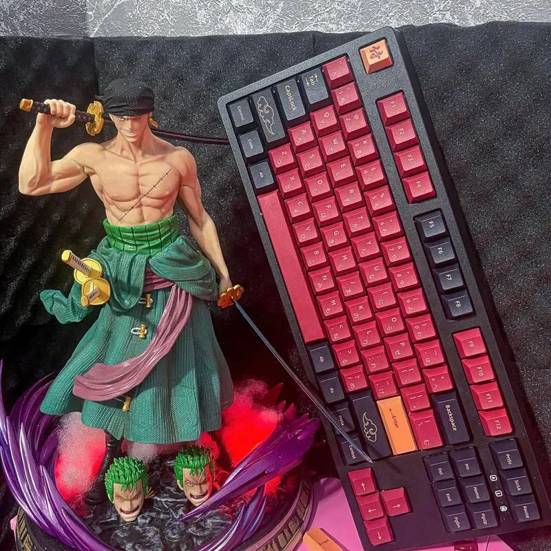 Accessoires GMK Red Samurai Clone Cherry Profile Keycap PBT Dye Sublimation Personality voor 61/64/68/87/96/98/108Keys Mechanisch toetsenbord