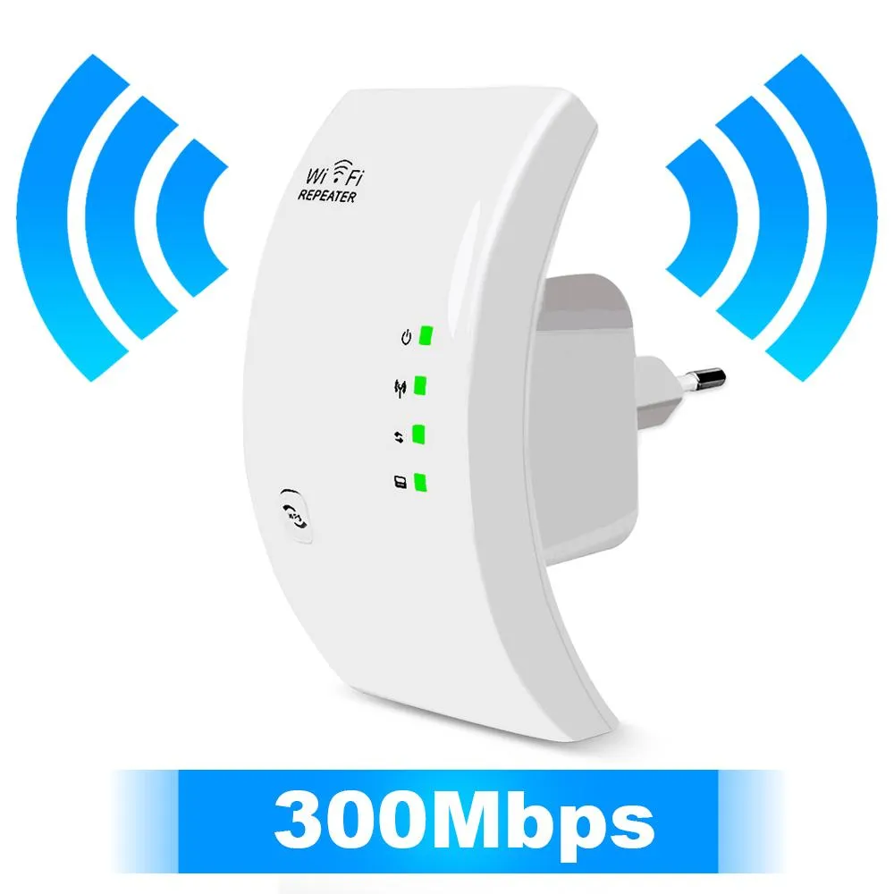 Combos Wireless WiFi Repeater WiFi Range Extender 300Mbps Network Wi Fi Amplifier Signal Booster Repetidor WiFi Access Point