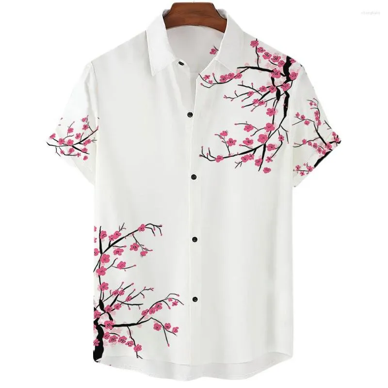 Blusas masculinas floridas sales