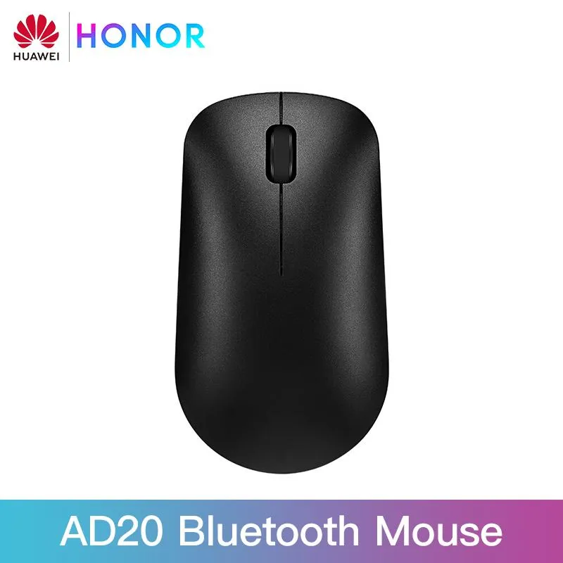 Ratos Original Huawei Honor Mouse Sem Fio Bluetooth Rolo De Metal Óptico Mudo Luz Portátil Mini Laptop Notebook Office Gaming Mouse