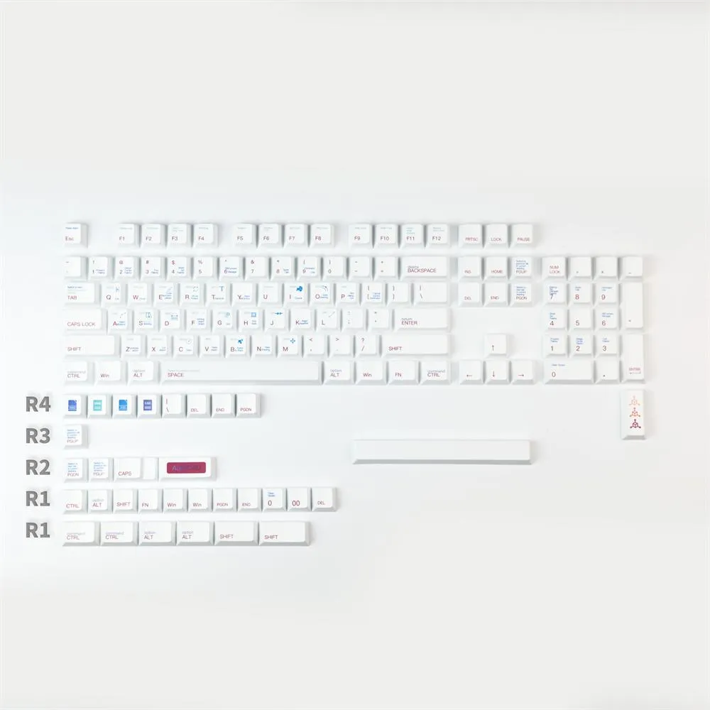 Combos 130 Keys / Set PBT DyeSublimation Keycaps Cherry Profile Key Cap Minimalist Style Keycap For Mechanical Keyboard Gk61 64 87 108