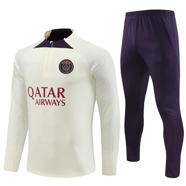 Paris Tracksuit 2023 2024 Pags Football Kit 23 24 PSGs Soccer