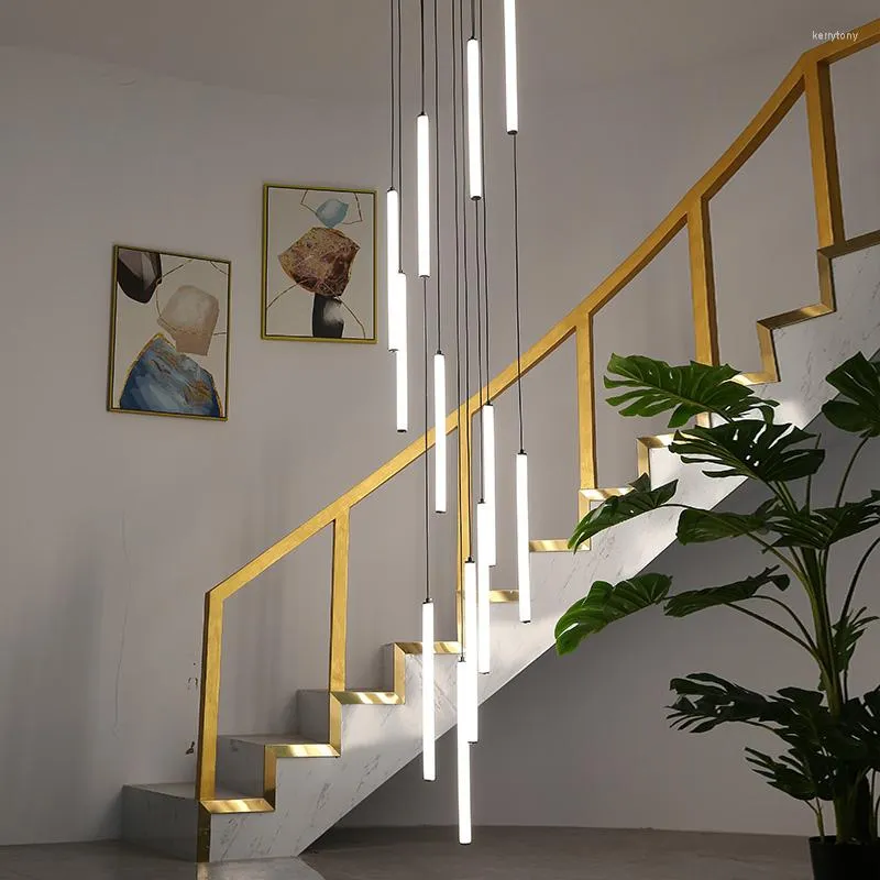 Kronleuchter Villa Lange Spirale Kristall Kronleuchter Für Treppenhaus Dekor Gold Moderne Cristal Lampe Luxus Wohnzimmer Glanz Led Hängen Licht