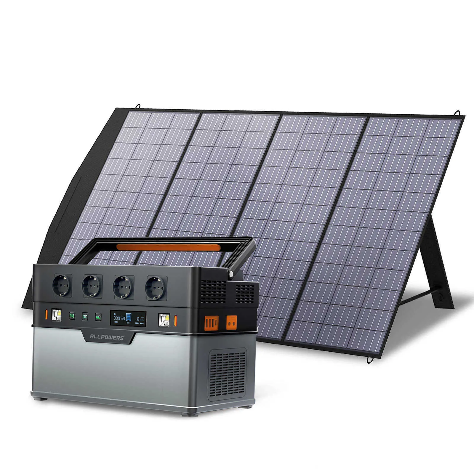 ALLPOWERS S2000 Pro Station d'alimentation portable 2400 W avec panneau solaire pliable de 100 W