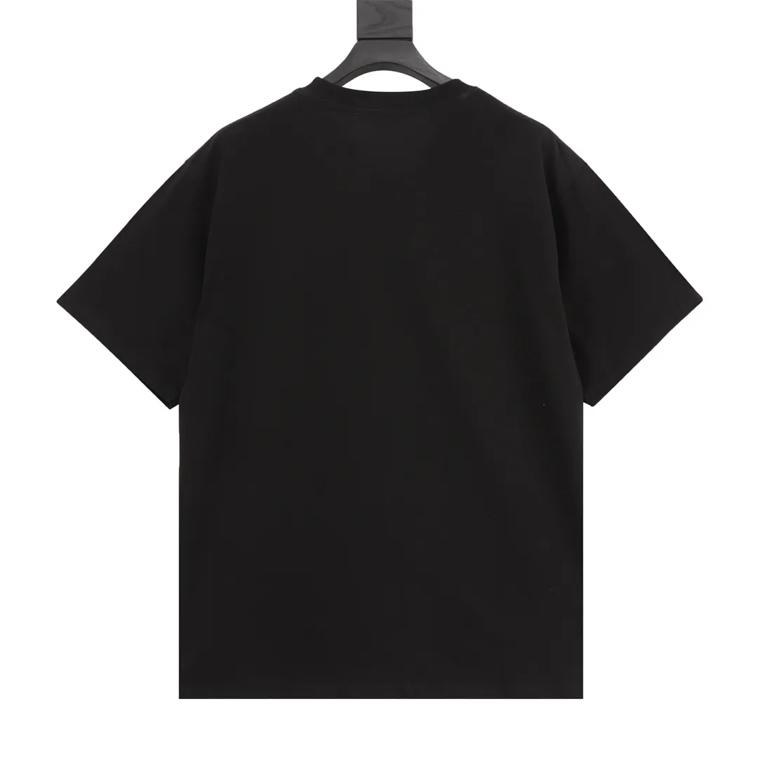 T-shirty męskie okrągłe szyi haftowane i wydrukowane tshirts dla dużych mężczyzn w stylu letnich