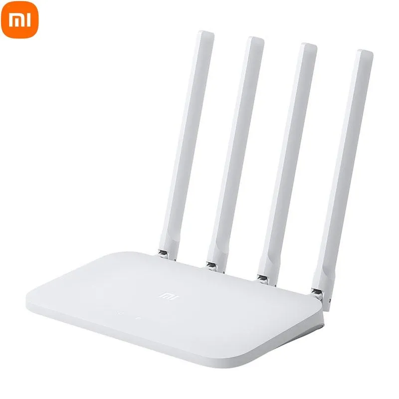 Routers Original Xiaomi Mi WIFI Router 4C Roteador APP Control 64 RAM 802.11 b/g/n 2.4G 300Mbps 4 Antennas Wireless Routers Repeater