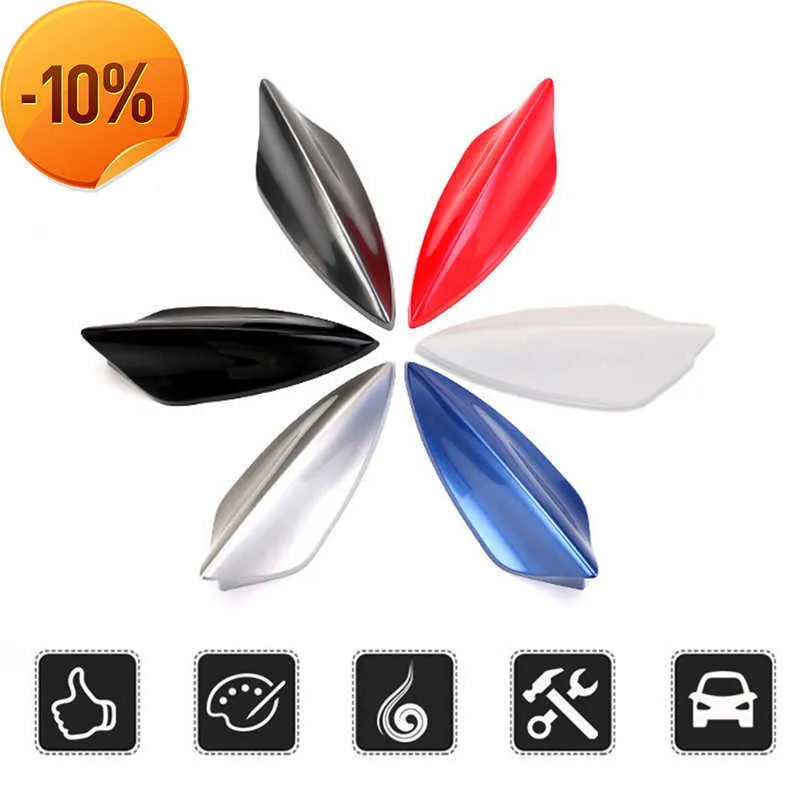 New Upgraded Signal Universal Car Shark Fin Antenna Auto Roof FM AM Radio Aerial Replacement Car Accessories for Dodge Toyota Ford