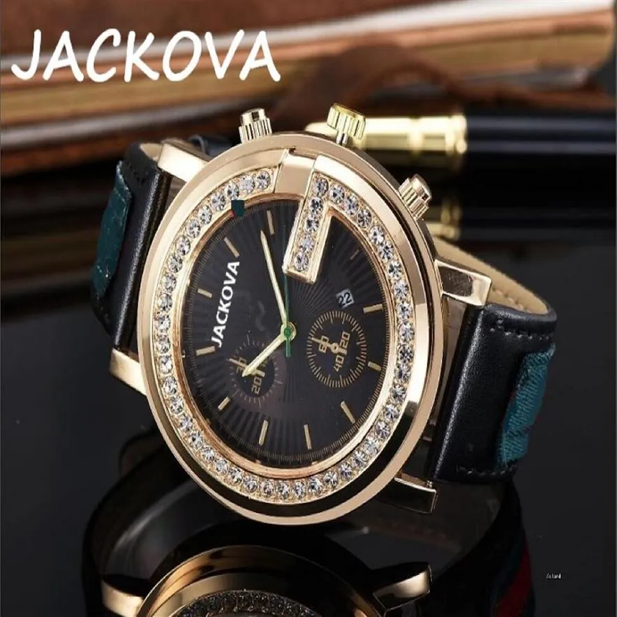 Famoso cinturino in pelle in tessuto Moda Uomo Donna Diamond Wathes Iced Out Top Designer Movimento al quarzo Orologio da uomo e da donna inossidabile S283R