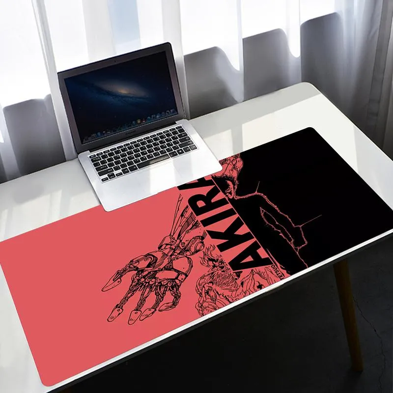 Rests Anime Akira 900x400 XXL Gaming Mouse Pad Computer Mousepad Antislip Natural Rubber Anime Mouse Pad Gamer Desk Mat för CS GO