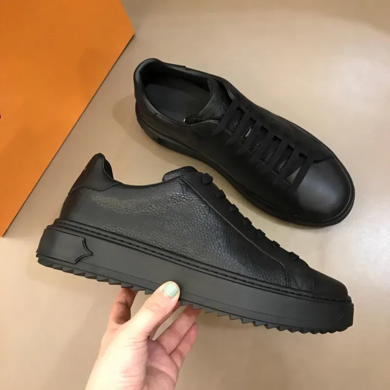 Classic hot Mannen schoenen echt Leer heren sneakers Loafers lace up low top fashion casual schoen ontwerpers schoenen man maat 38-45