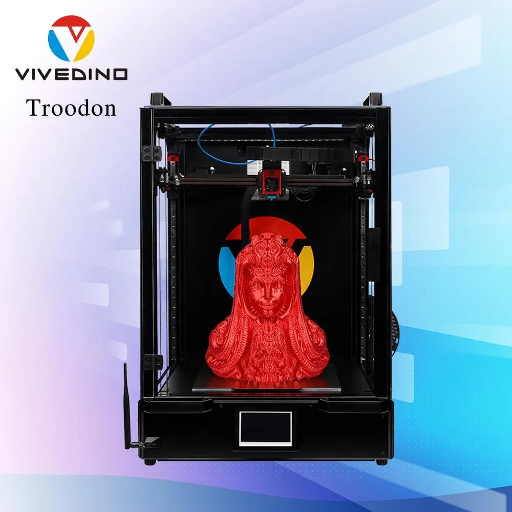 Skanning Vivesino Troodon Core XY Komplett avstängning 3D -skrivare med TMC2660 Driver