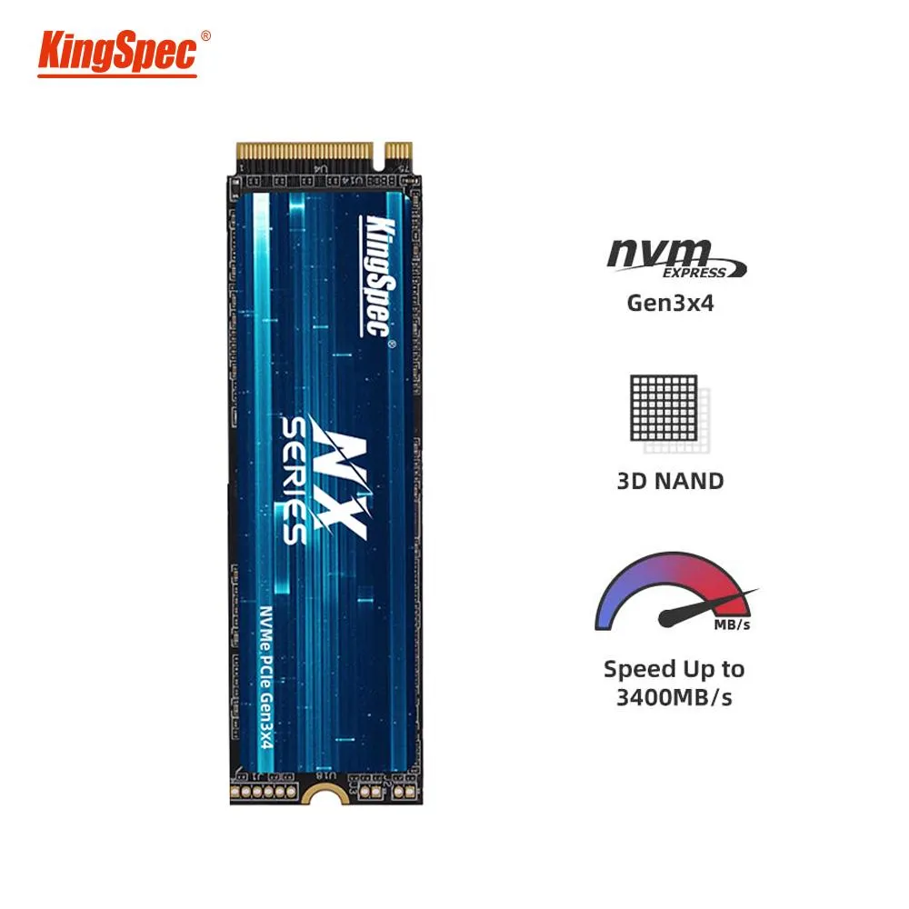 Sürücüler Kingspec M2 SSD 1TB 512GB 256GB 128GB M.2 2280 PCIE NVME SSD 120GB 240GB Dahili Katı Halen Sürücü Dizüstü Bilgisayar Masaüstü Sabit Disk