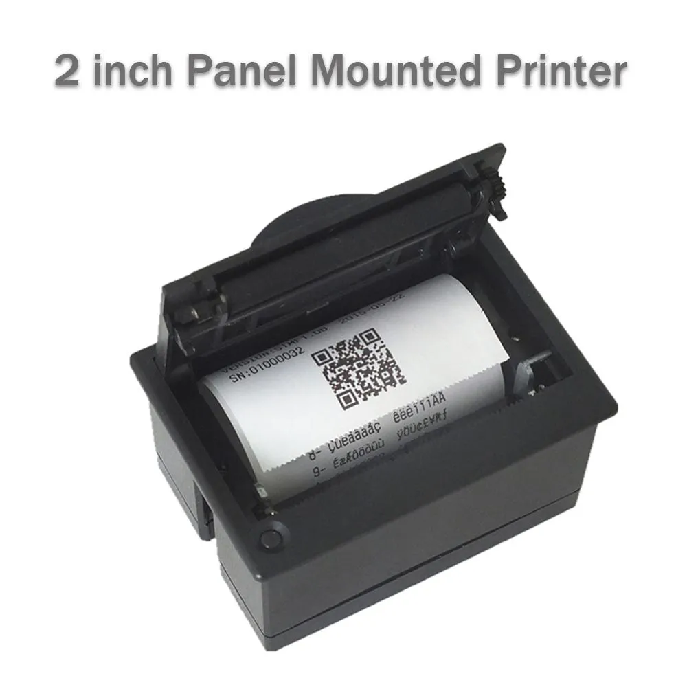 Impressoras de 58 mm de montagem do painel térmico para instrumentação industrial TTL ou RS232 Interface Recibo térmico Impressora
