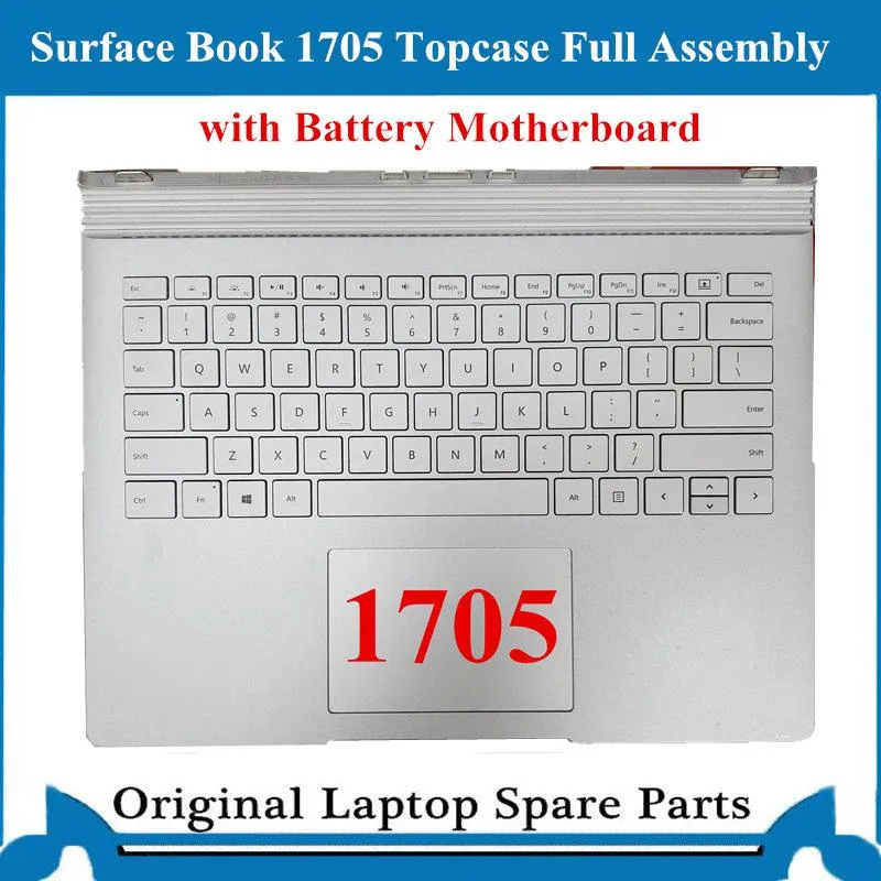 Sostituzione dei cornici da 13,5 pollici per Surface Book 1 1705 BASE TAMPAD BACKPAD batteria madre Trota di scheda ASSEBBLEMA GPU GPU GPU GTX940M